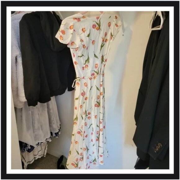 Reformation Brewer Dress in Bianca - Picture 3 of 5